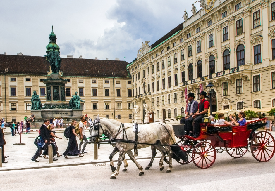 passeio de charrete em Viena