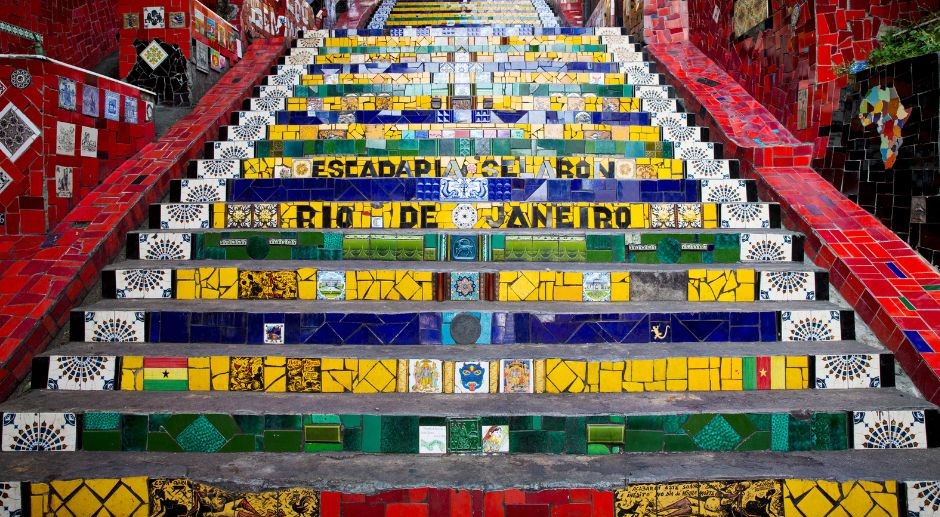 Escadaria Selarón se tornou um dos lugares instagramáveis do Rio de Janeiro
