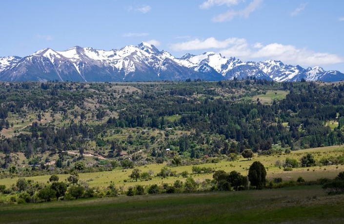 paisagem árida de El Calafate