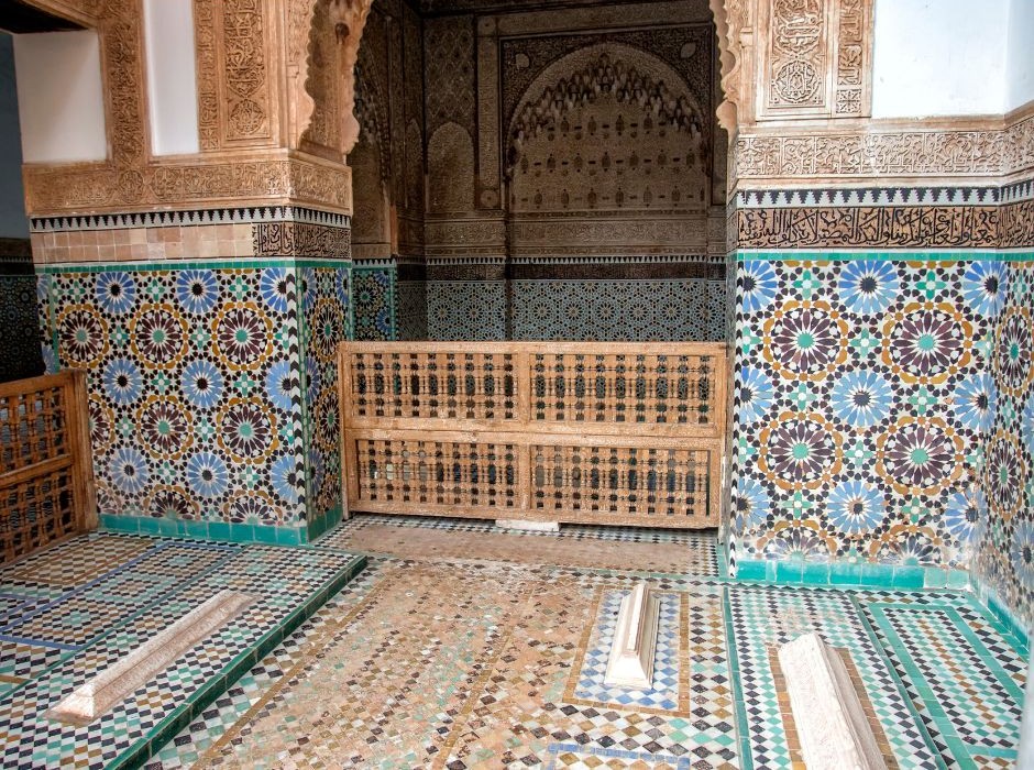 tumbas saadianas em marrakech