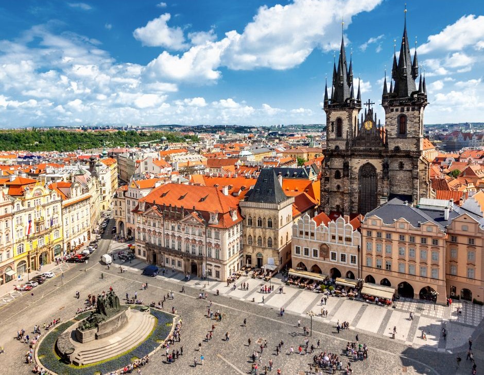 Praça da Cidade Velha em Praga