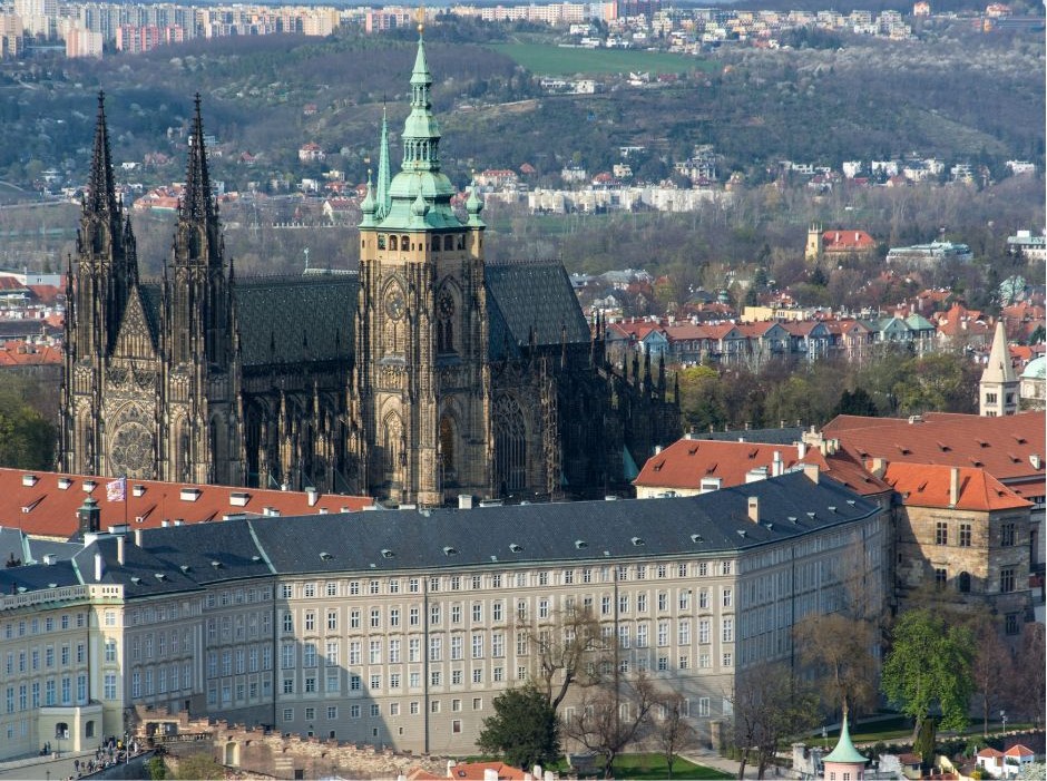 Vista do Castelo de Praga