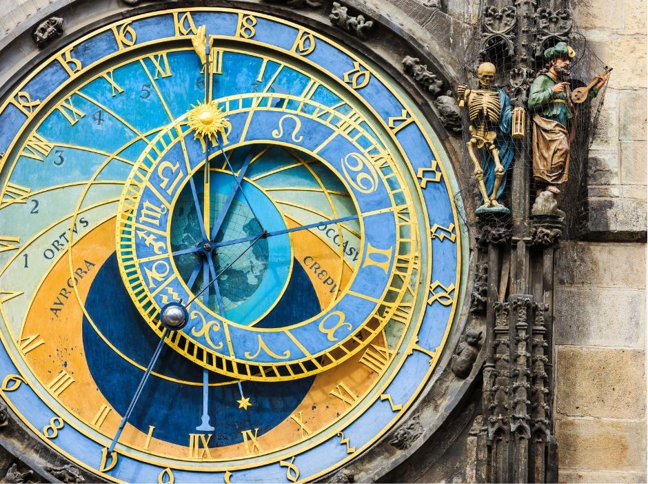 Detalhe do Relógio Astronômico de Praga
